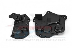 GPM MX013 ALUMINUM 7075 CHASSIS SIDE COVER SET LOS261014 LOSI 1/4 PROMOTO-MX MOTORCYCLE LOS06000 - BLACK - MX013-BK