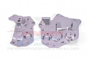 GPM MX013 ALUMINUM 7075 CHASSIS SIDE COVER SET LOS261014 LOSI 1/4 PROMOTO-MX MOTORCYCLE LOS06000 - SILVER - MX013-S