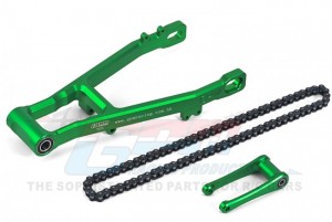GPM ALUMINUM 7075 EXTEND SWING ARM +30mm PULL ROD CHAIN LOS264000 LOSI 1/4 PROMOTO-MX MOTORCYCLE LOS06000 - MX3057-G