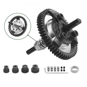 Steel Spur Gear Slipper Clutch M0.8 50T / 52T / 54 / 56T W/ Pinion Set 6766  For 1/10 TRAXXAS Ford Fiesta / Telluride Car - 54T W/ PINION SET - TRX6766P-54T