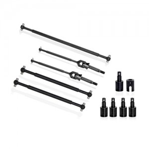 Steel Full Front Center Rear Axle CVD Dog Bone Set LOS232009 LOS232013 LOS232010 For LOSI Baja Rey 2.0 4X4 RC TRUCK LOS03046 LOS03049 - RS-CVDBJ2