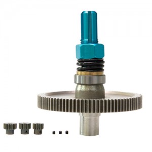 Steel Spur Gear Slipper Clutch 91T W/ 17T 19T 21T Pinion Gear Set ARA311034 For ARRMA SENTON GRANITE BIG ROCK VORTEKS TYPHON - LIGHT BLUE - RS-ARA311034/LB