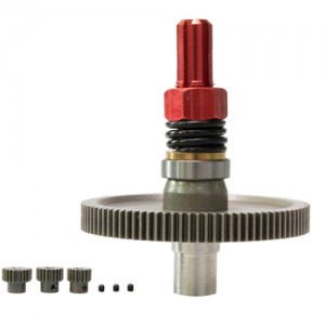 Steel Spur Gear Slipper Clutch 91T W/ 17T 19T 21T Pinion Gear Set ARA311034 For ARRMA SENTON GRANITE BIG ROCK VORTEKS TYPHON - RED - RS-ARA311034/RE