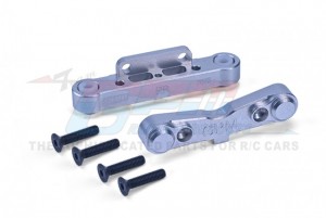 GPM MAK009N ALUMINUM 7075 REAR LOWER SUSPENSION MOUNT AR330379 ARRMA KRATON OUTCAST TALION TYPHON MOJAVE 6S - SILVER - MAK009N-S