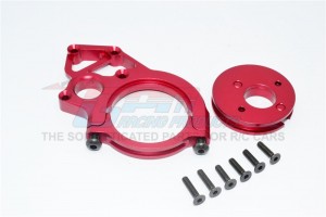 GPM YT038A ALUMINIUM TRANSMISSION MOTOR MOUNT 1/10 RC AXIAL YETI ROCK RACER - Red - YT038A-R