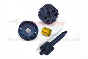 GPM BBX1200S 40Cr STEEL TRANSMISSION GEAR SET TAMIYA 1/10 BBX BB-01 CHASSIS 58719 - BBX1200S-BK