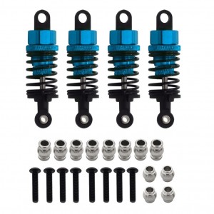Aluminum Oil Damper Set 54753 For 1/10 RC TAMIYA TT-01 TT-02 RC Touring Car - BLUE - TA-54753/BU