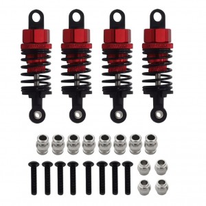 Aluminum Oil Damper Set 54753 For 1/10 RC TAMIYA TT-01 TT-02 RC Touring Car - RED - TA-54753/RE