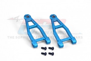 GPM BBX054 ALUMINIUM 7075 FRONT UPPER SUSPENSION ARMS TAMIYA 1/10 BBX BB-01 CHASSIS-58719 - BLUE - BBX054-SB