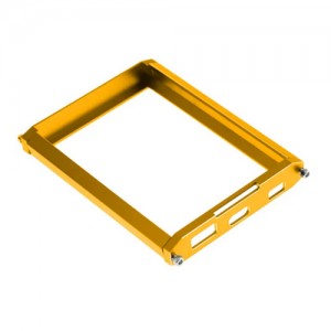 Aluminum Transmitter TX Lower Protector Frame For Flysky Noble NB4 / NB4 Pro RC Transmitter - GOLD - NB4R-01/GO