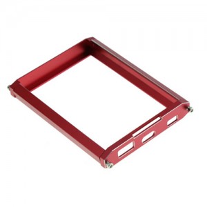 Aluminum Transmitter TX Lower Protector Frame For Flysky Noble NB4 / NB4 Pro RC Transmitter - RED - NB4R-01/RE