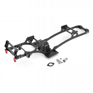 Carbon Fiber LCG Chassis Frame With Gearbox Bumper For AXIAL SCX10 Crawler - SCX-LCGB/BK