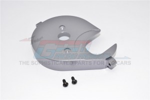 GPM YT038GCP ALUMINIUM SPUR GEAR COVER PLATE 1/10 AXIAL YETI ROCK RACER - Gun silver - YT038GCP-GS