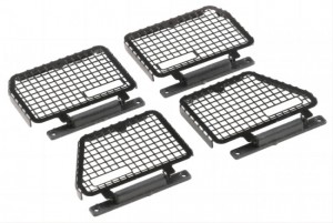 METAL CAR WINDOWS For TRAXXAS 1/18 4WD TRX4-M LAND ROVER DEFENDER 97054-1 - TRX4MZSP1288-BK