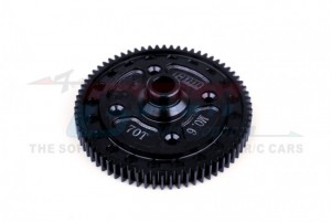 GPM XV21070T-BK CARBON STEEL HIGH SPEED M0.6 MODULE CENTER DIFF GEAR 70T  TAMIYA 1/10 4WD XV-02 PRO CHASSIS CAR 58707 - XV21070T-BK