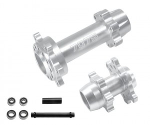 ALUMINUM 7075 F & R WHEEL HUB HEX LOS262012  LOS262013 FOR LOSI 1/4 PROMOTO-MX MOTORCYCLE LOS06000 - RS-LOS262012/SI
