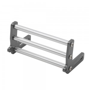 Aluminum Adjustable Front Bumper For 1/10 TRAXXAS TRX-4 / AXIAL SCX10 LCG RC Crawler Truck - GUN SILVER - SCX10-LCG01/GS