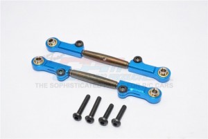 GPM YT047S SPRING STEEL STEERING ANTI-THREAD  TIE ROD WITH ALUMINIUM ENDS 1/10 AXIAL YETI ROCK RACER - Blue - YT047S-OC-BEB
