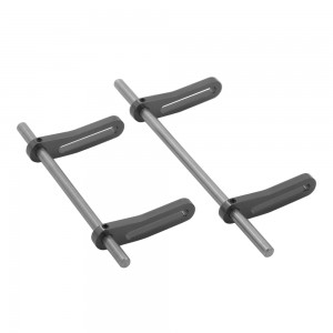 Aluminum Front & Rear Bull Bars Bumper For 1/10 TRAXXAS TRX-4 / AXIAL SCX10 LCG RC Crawler Truck - GUN SILVER - SCX10-LCG02/GS