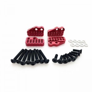 Aluminum Multi Holes Damper Towers Mount For AXIAL 1/10 RC Capra UTB10 AXI03004 - RED - UTB10-05/RE