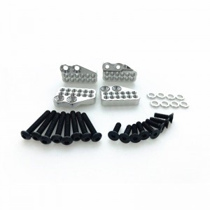 Aluminum Multi Holes Damper Towers Mount For AXIAL 1/10 RC Capra UTB10 AXI03004 - SILVER - UTB10-05/SI