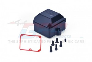 GPM MAK026 ALUMINUM 7075-T6 RADIO BOX SET AR320422 FOR ARRMA 1/8 KRATON OUTCAST TALION TYPHON 6S BLX - BLACK - MAK026-BK