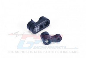 GPM MX2020T ALUMINUM 7075-T6 BRAKE CALIPER SERVO ARM SET 20T LOS261013 LOSI 1/4 PROMOTO-MX MOTORCYCLE - BLACK - MX2020T-BK