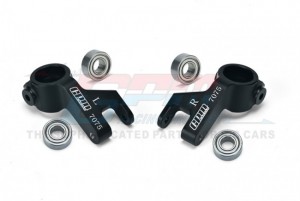 GPM MGO021 ALUMINUM 7075 FRONT STEERING BLOCK LARGER INNER BEARINGS ARA340189 ARRMA 1/10 2WD GORGON 4X2 MEGA 550 - MGO021-BK