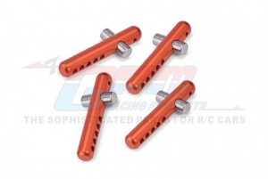 GPM MAI201FR ALUMINUM FRONT & REAR BODY POST AR320357 ARRMA 1/7 4WD INFRACTION 6S BLX ARA109001 ARA7615V2 - ORANGE - MAI201FR-OR