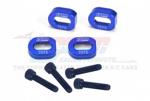 GPM TXM007N ALUMINIUM 7075 FIXING MOTOR BASE REINFORCEMENT TRAXXAS 1/5 X-MAXX 6S 8S 1/6 XRT 8S MONSTER 78086-4 - BLUE - TXM007N-B