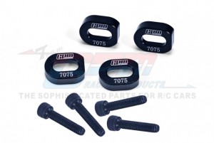 GPM TXM007N ALUMINIUM 7075 FIXING MOTOR BASE REINFORCEMENT TRAXXAS 1/5 X-MAXX 6S 8S 1/6 XRT 8S MONSTER 78086-4 - BLACK - TXM007N-BK