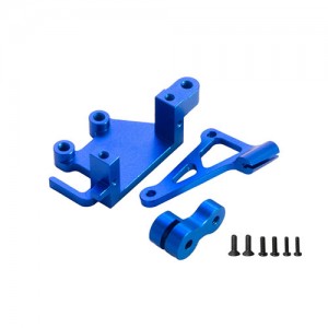 Aluminum 7075 Electronic Mount Servo Arm Set LOS261013 For 1/4 LOSI Promoto-MX Motorcycle Bike LOS06000 LOS06002 - BLUE - RS-LOS261013/BU