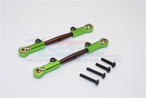 GPM YT054S SPRING STEEL UPPER ANTI-THREAD TIE  ROD WITH ALUMINIUM ENDS 1/10 AXIAL YETI ROCK RACER - Green - YT054S-OC-BEG