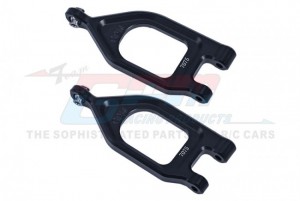 GPM MGO054 ALUMINUM 7075 FRONT UPPER SUSPENSION ARMS ARA330752 ARRMA 1/10 2WD GORGON 4X2 MEGA 550 MONSTER - BLACK - MGO054-BK