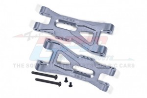 GPM MGO055 ALUMINUM 7075 FRONT UPPER SUSPENSION ARMS ARA330752 ARRMA 1/10 2WD GORGON 4X2 MEGA 550 MONSTER - SILVER - MGO055-S