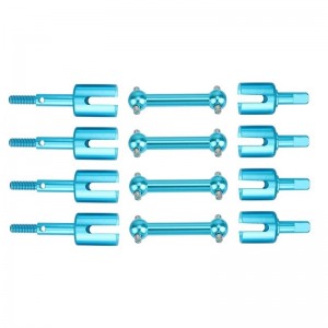 Aluminum Front & Rear Drive Cup Dog Bone With Diff Cup Joint 1/10 TAMIYA TT01 TT02 Car - RS-54477