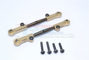 GPM YT054S SPRING STEEL UPPER ANTI-THREAD TIE  ROD WITH ALUMINIUM ENDS 1/10 AXIAL YETI ROCK RACER - Titanium - YT054S-OC-BETIT