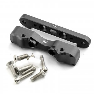 Aluminium Rear Lower Suspension Mount ARA330555 For ARRMA 1/5 KRATON / OUTCAST 8S BLX - BLACK - RS-ARA330555/BK