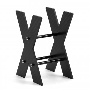 Carbon Fiber Setting Stand Pit Stand For 1/10 Onroad Crawler Rally Truck - ST19/BK