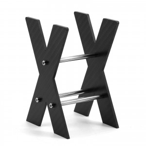 Carbon Fiber Setting Stand Pit Stand For 1/10 Onroad Crawler Rally Truck - SILVER - ST19/SI