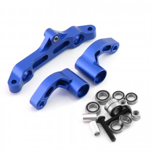 Aluminum Steering Bellcrank Set ARA340153 For ARRMA 1/5 KRATON OUTCAST 8S BLX BUGGY - BLUE - RS-ARA340153/BU