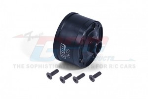 STEEL ALUMINIUM 7075  FRONT / MIDDLE / REAR DIFF CASE 9581 TRAXXAS 1/8 4WD SLEDGE MONSTER 95076-4 - BLACK - SLE011N-BK