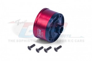 STEEL ALUMINIUM 7075  FRONT / MIDDLE / REAR DIFF CASE 9581 TRAXXAS 1/8 4WD SLEDGE MONSTER 95076-4 - SLE011N-R