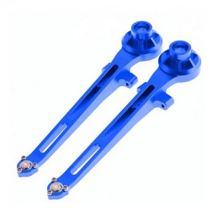 ALUMINIUM REAR SUSPENSION ARMS For TAMIYA 1/10 RC BBX BB-01 BUGGY 58719 - BLUE - BB01-02/BU