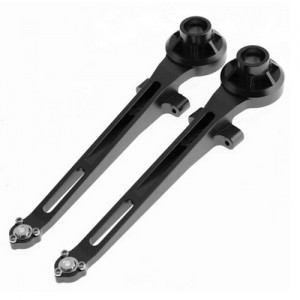 ALUMINIUM REAR SUSPENSION ARMS For TAMIYA 1/10 RC BBX BB-01 BUGGY 58719 - BB01-02/BK