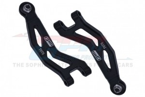 GPM MGG054 ALUMINUM 7075 FRONT UPPER SUSPENSION ARMS ARA330809 ARRMA 1/18 4WD GRANITE GROM MEGA 380 MONSTER ARA2102 - BLACK - MGG054-BK