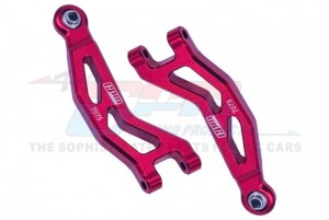 GPM MGG054 ALUMINUM 7075 FRONT UPPER SUSPENSION ARMS ARA330809 ARRMA 1/18 4WD GRANITE GROM MEGA 380 MONSTER ARA2102 - RED - MGG054-R