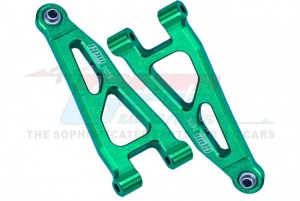 GPM MGG055 ALUMINUM 7075 FRONT LOWER  SUSPENSION ARMS ARA330809 ARRMA 1/18 4WD GRANITE GROM MEGA 380 MONSTER ARA2102 - GREEN - MGG055-G