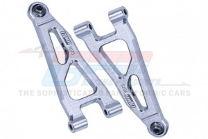 GPM MGG055 ALUMINUM 7075 FRONT LOWER  SUSPENSION ARMS ARA330809 ARRMA 1/18 4WD GRANITE GROM MEGA 380 MONSTER ARA2102 - SILVER - MGG055-S