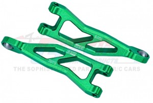 GPM MGG057 ALUMINUM 7075 REAR UPPER  SUSPENSION ARMS ARA330809 ARRMA 1/18 4WD GRANITE GROM MEGA 380 MONSTER ARA2102 - GREEN - MGG057-G